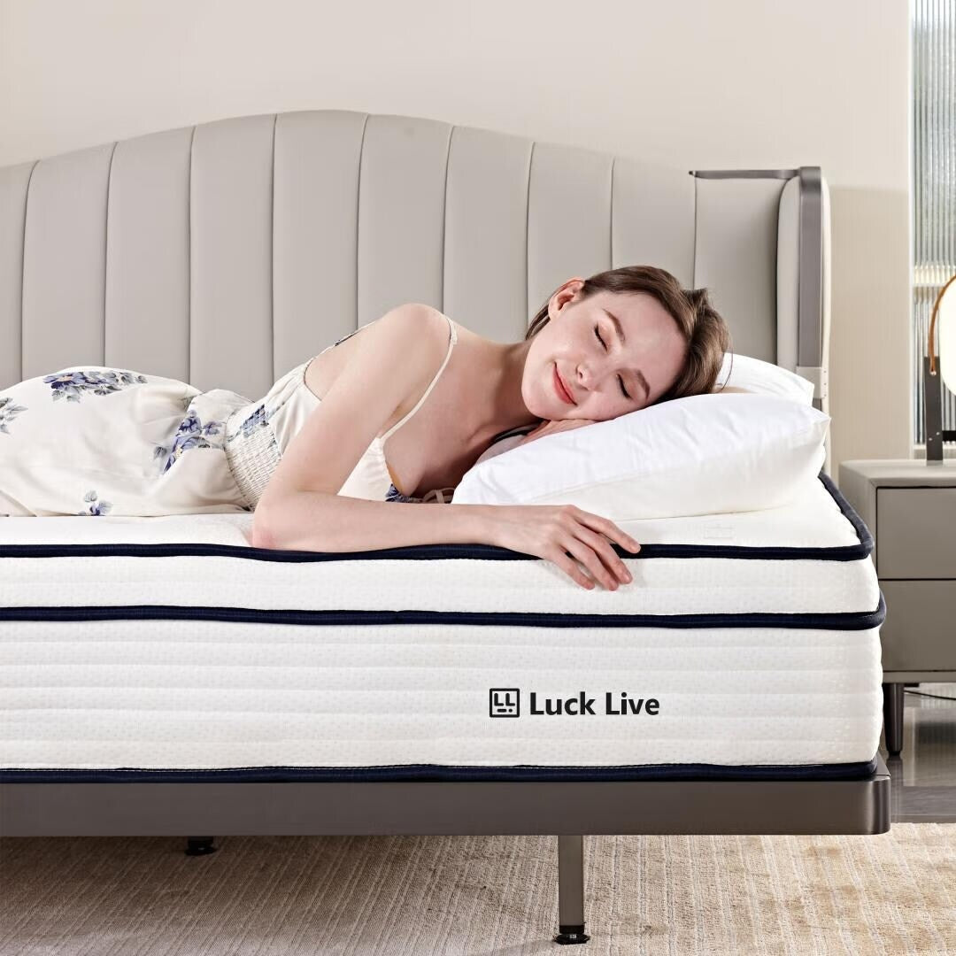 Materasso a molle insacchettate indipendenti in memory foam gel da 10 pollici in una scatola