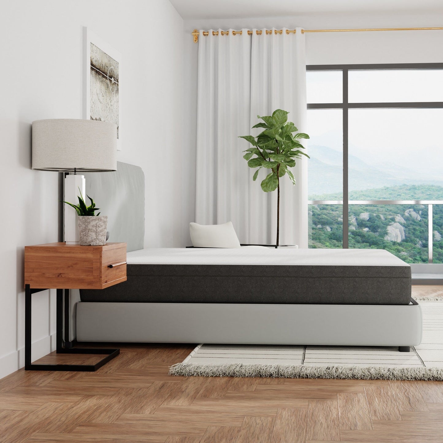 Materasso in memory foam gel medio 10
