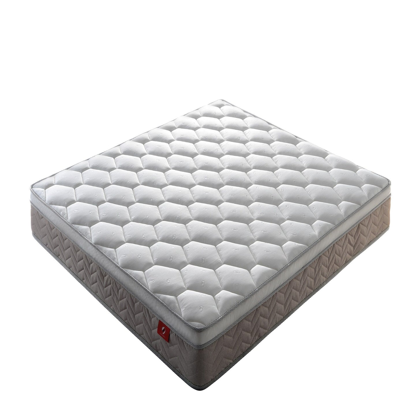 Materasso ibrido da 12 pollici in una scatola, molle insacchettate individuali, rigidità media, materasso in memory foam