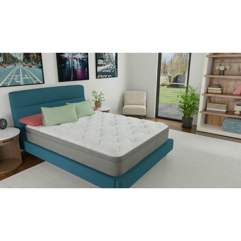 Materasso in schiuma convoluta 12 Hybrid Euro Top Plush