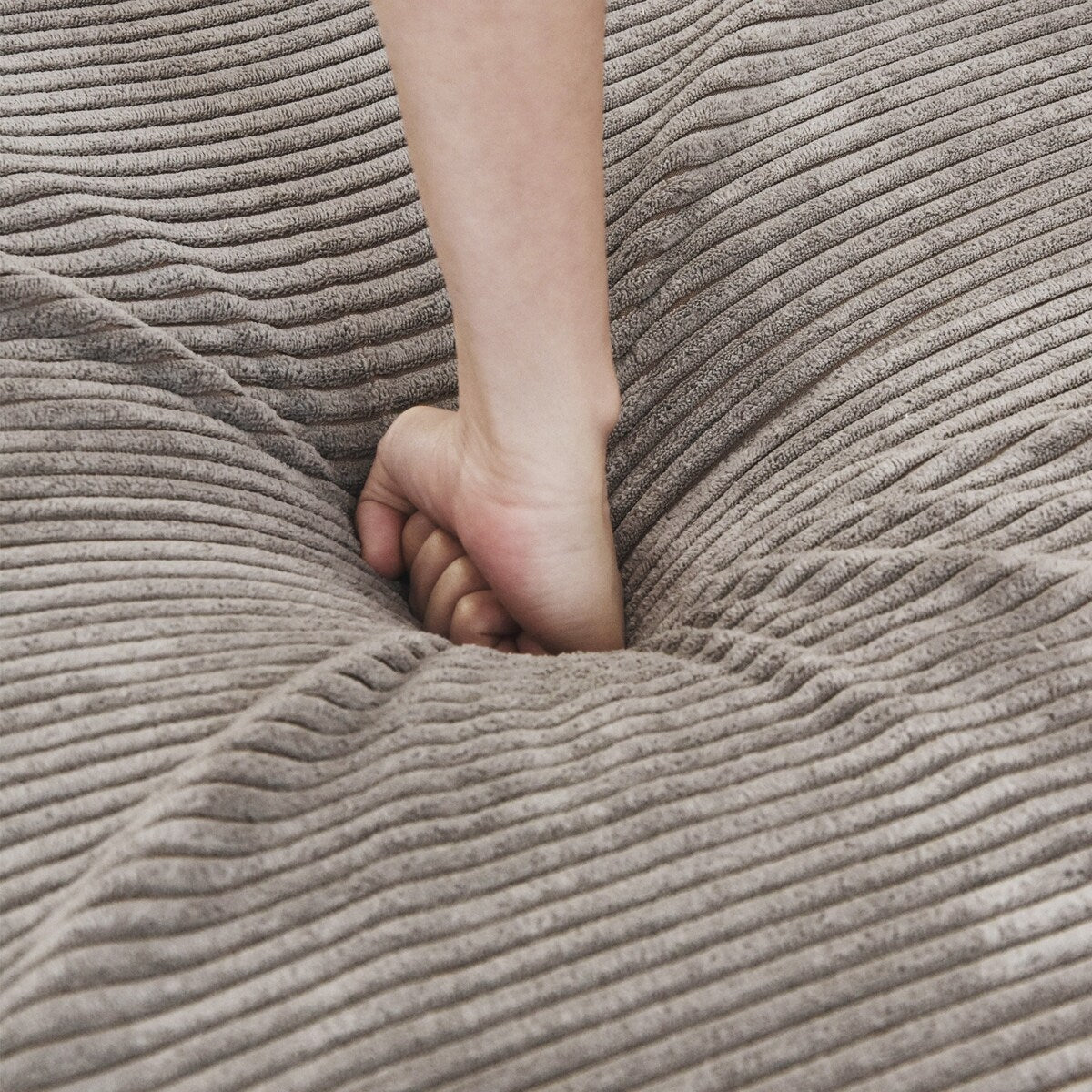 Divano componibile modulare in velluto a coste da 141,73 cm con cuscino spesso, divano trasformabile con seduta profonda per set di divani da soggiorno