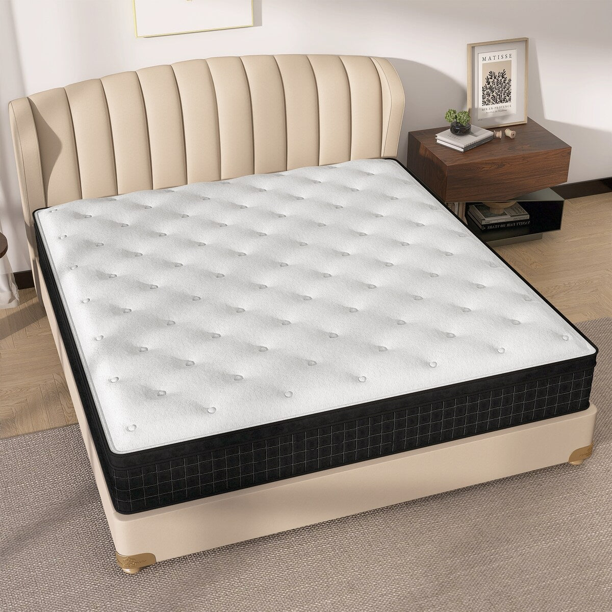 14 Materassi ibridi semirigidi con pillow top in una scatola