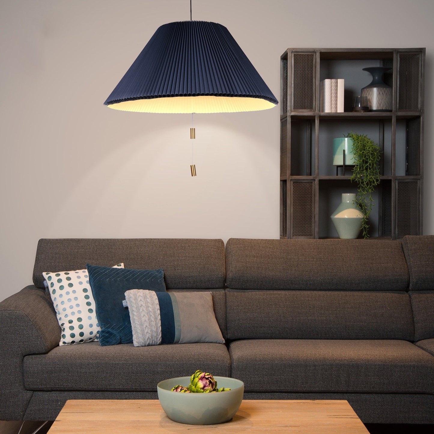 Lampada a sospensione a LED postmoderna 16-23 con paralume regolabile