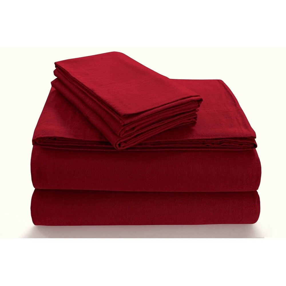 Set di lenzuola con tasche extra profonde in morbida flanella da 170 g/m²