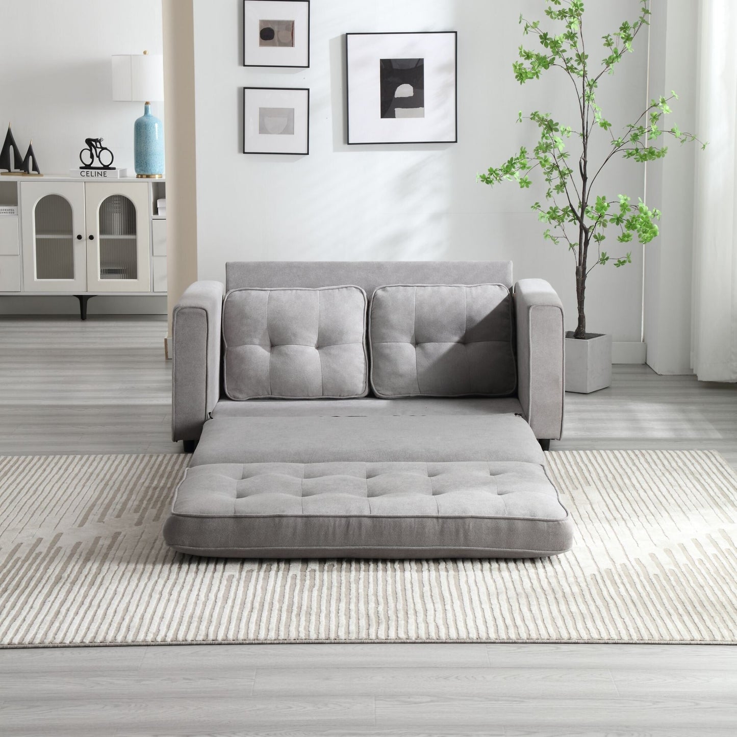 Divano letto futon trasformabile a 3 pieghe