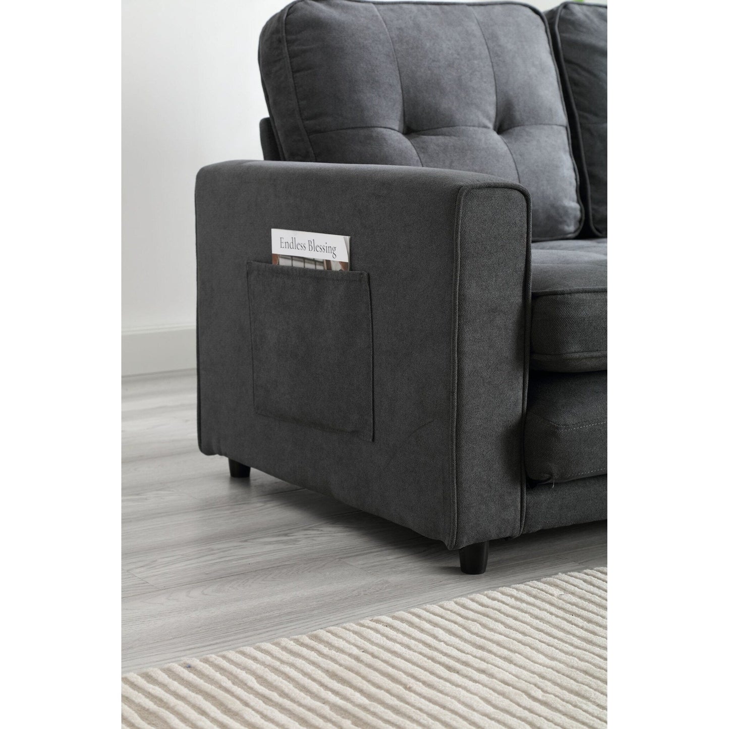Divano letto futon trasformabile a 3 pieghe