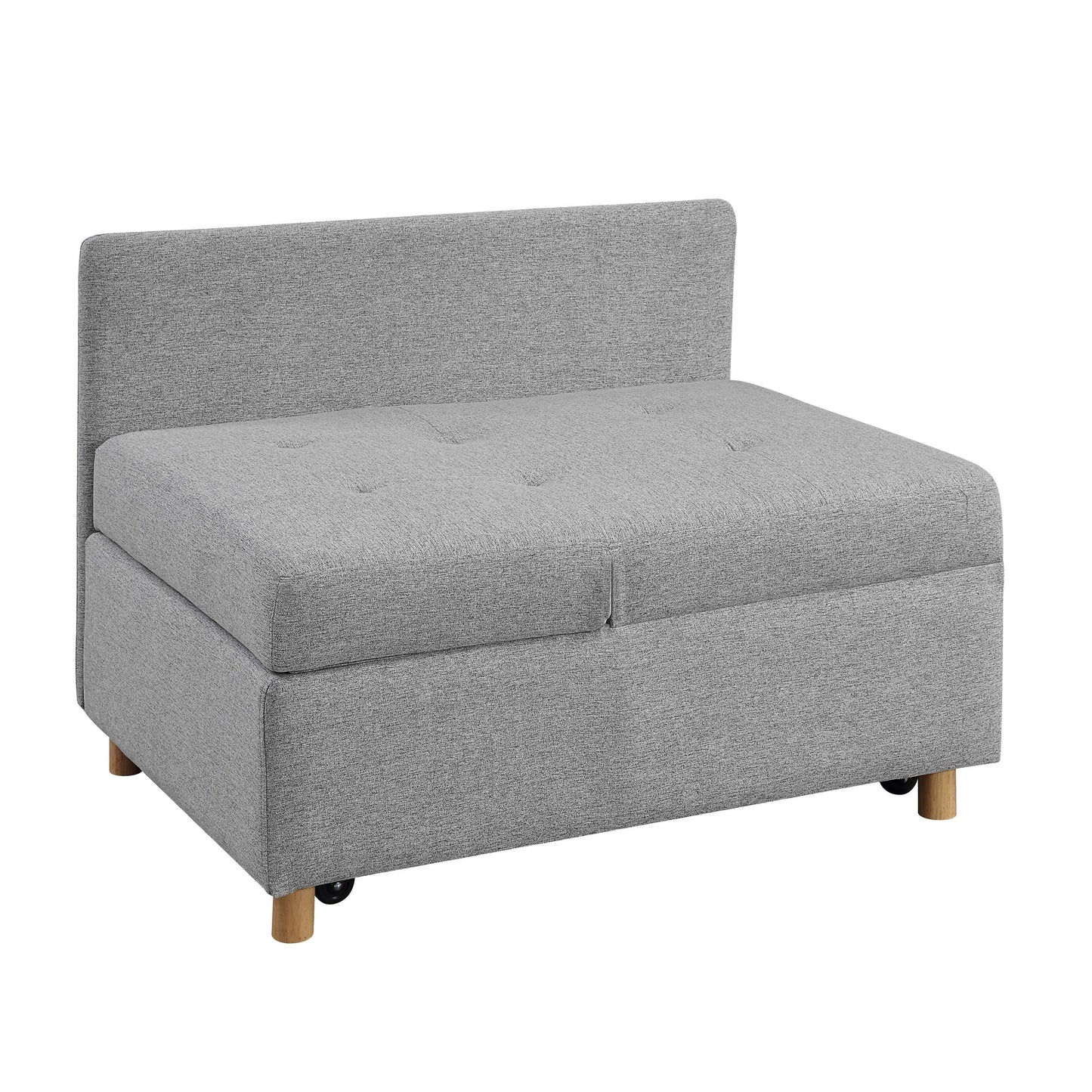 Divano letto singolo convertibile 4 in 1 con schienale regolabile