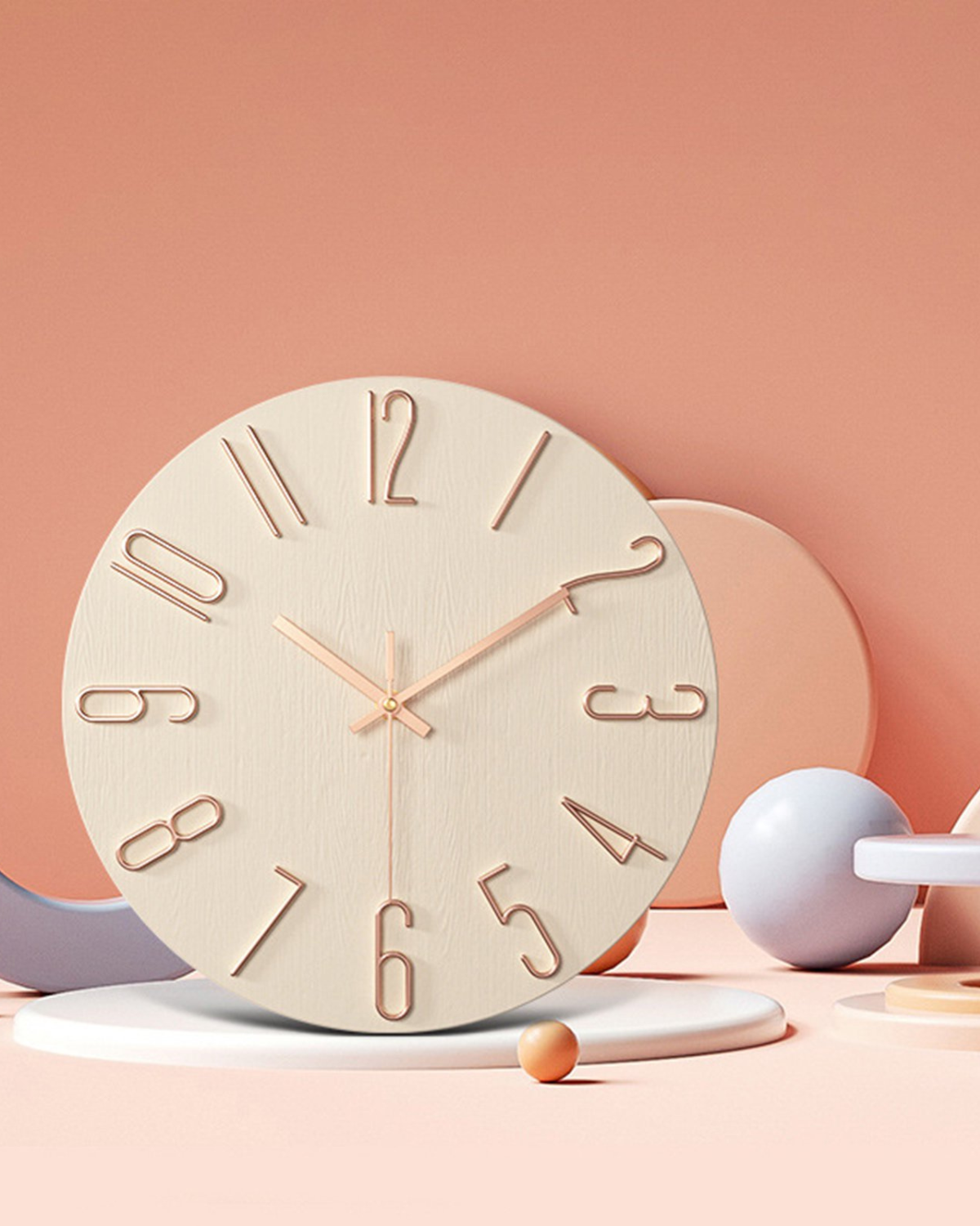 Orologio scandinavo in legno