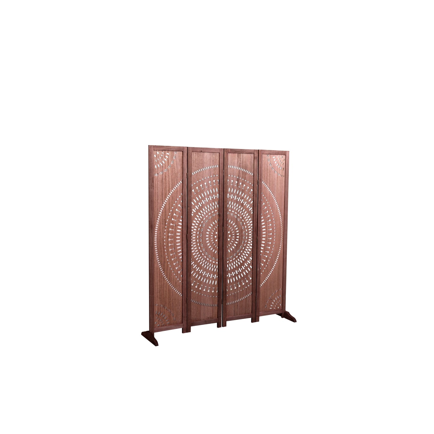 Divisorio pieghevole in legno massello da 65'' H
