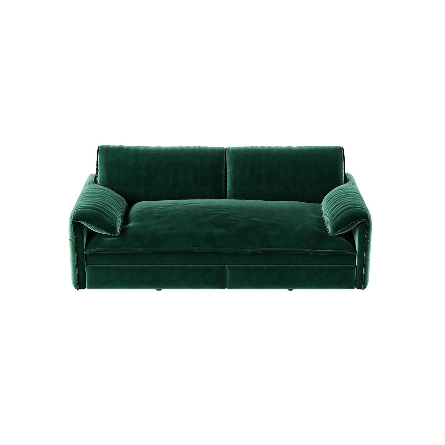 Divano letto estraibile da 66 pollici, divano letto convertibile 3 in 1 con contenitore laterale, divano letto multifunzionale in velluto