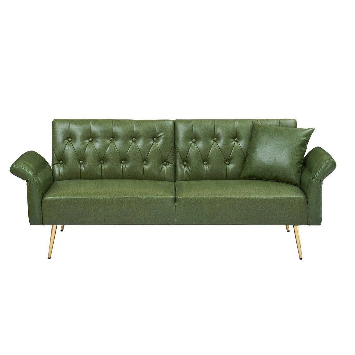 Divano letto in similpelle da 67,71 pollici con braccioli regolabili - 67,71 L * 33,07 P * 31,1 A