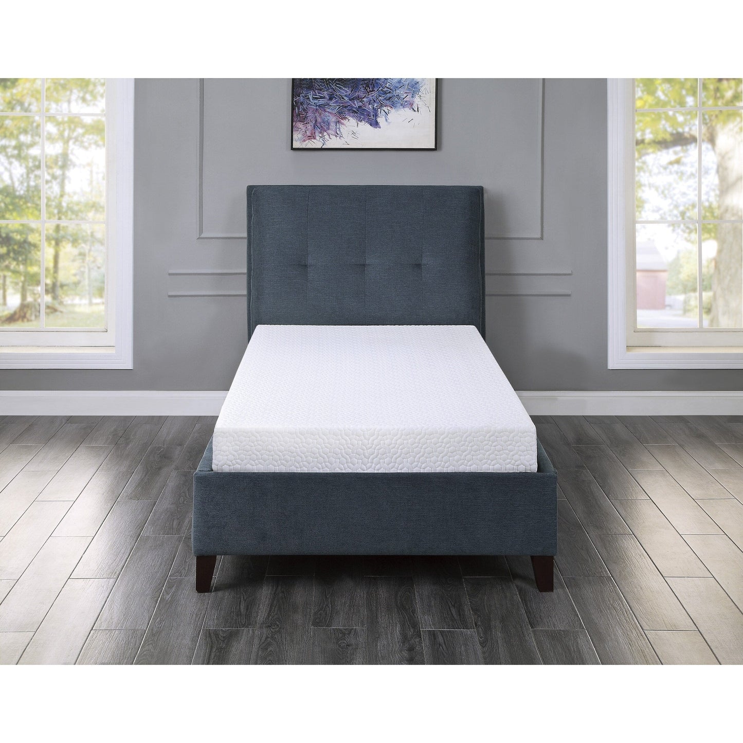 6 materassi in memory foam con gel in una scatola