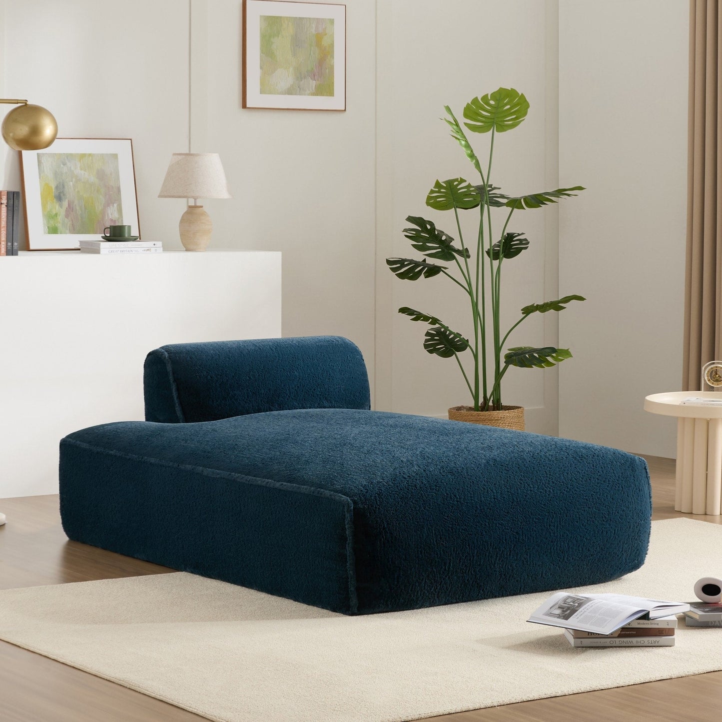 72 Divano letto modulare oversize imbottito in schiuma compressa