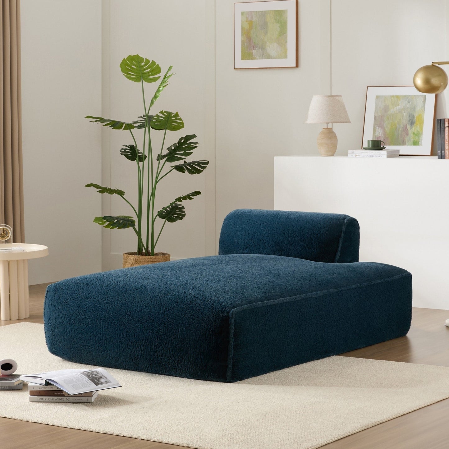 72 Divano letto modulare oversize imbottito in schiuma compressa