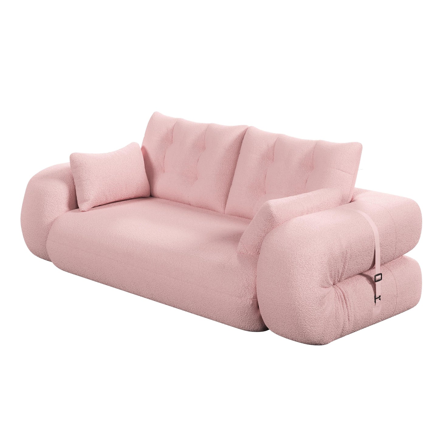 Divano letto Teddy a 3 posti, divano letto modulare, divano trasformabile, divano letto