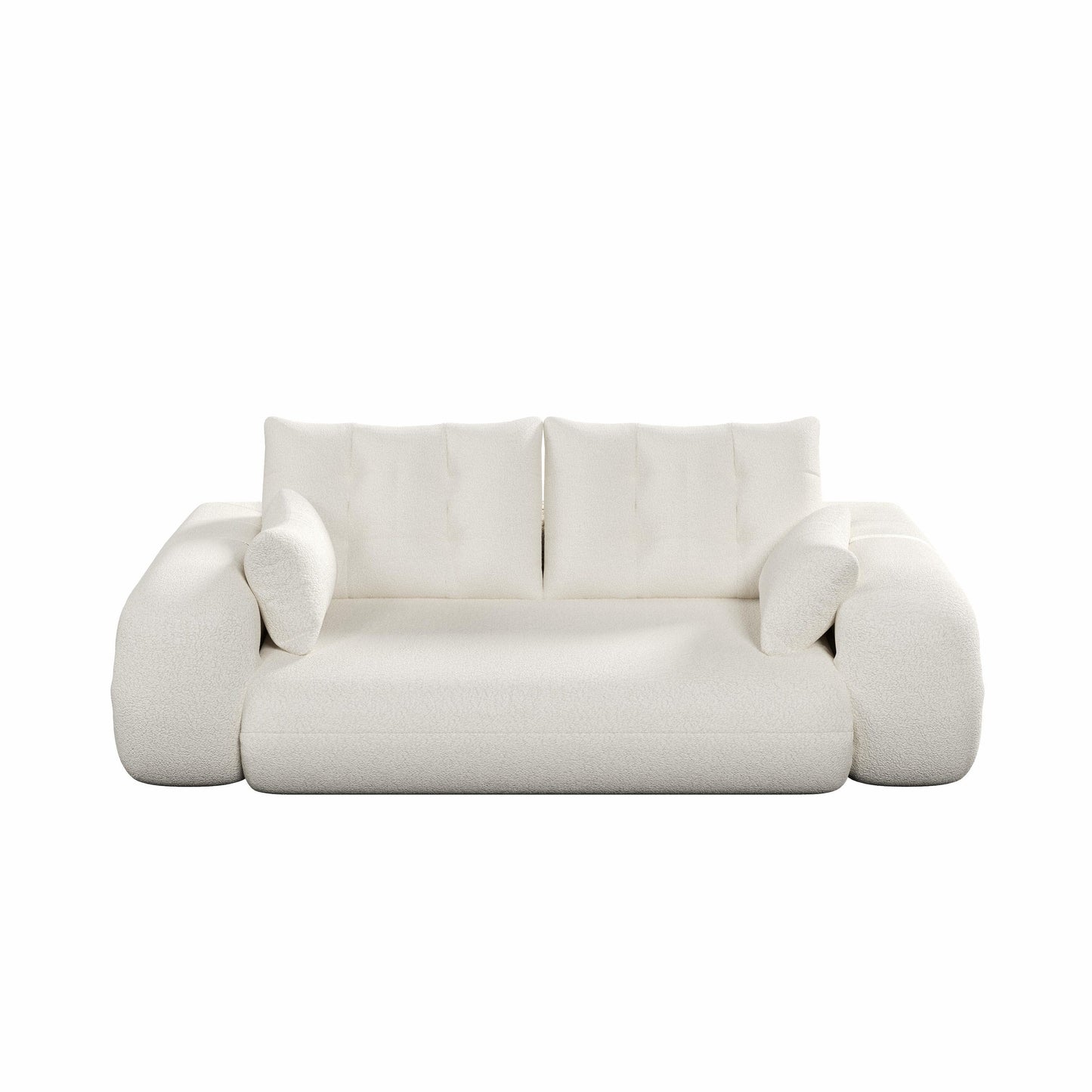Divano letto Teddy a 3 posti, divano letto modulare, divano trasformabile, divano letto