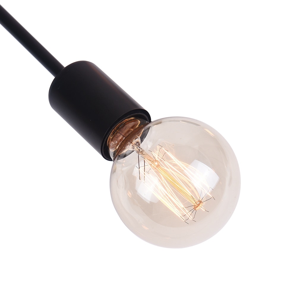 Lampada semi-incassata Sputnik nera/oro da soffitto per soggiorno/cucina/ufficio/camera da letto/ingresso