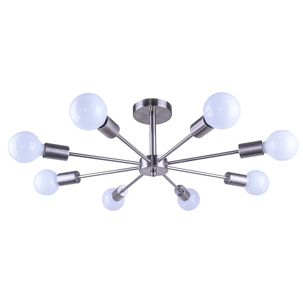 Lampada semi-incassata Sputnik nera/oro da soffitto per soggiorno/cucina/ufficio/camera da letto/ingresso