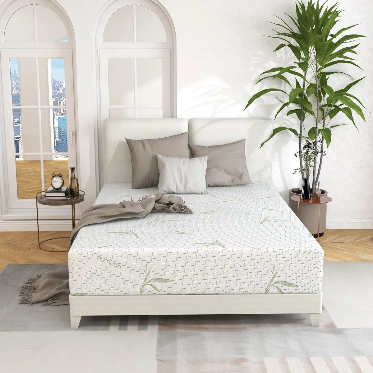 Materasso in memory foam gel da 8 pollici, materasso in schiuma rinfrescante in una scatola