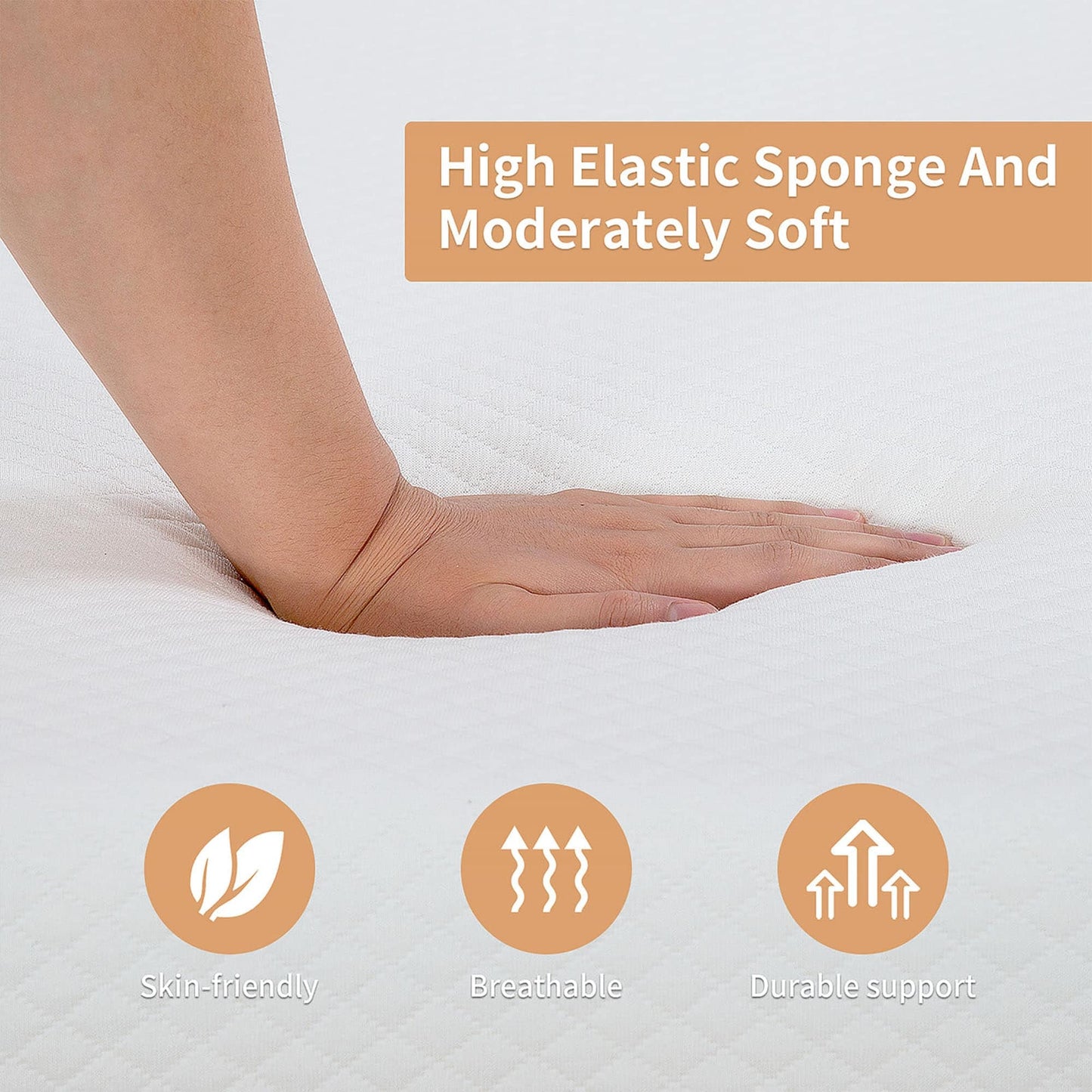 Materasso in memory foam con infusione di gel da 8 pollici