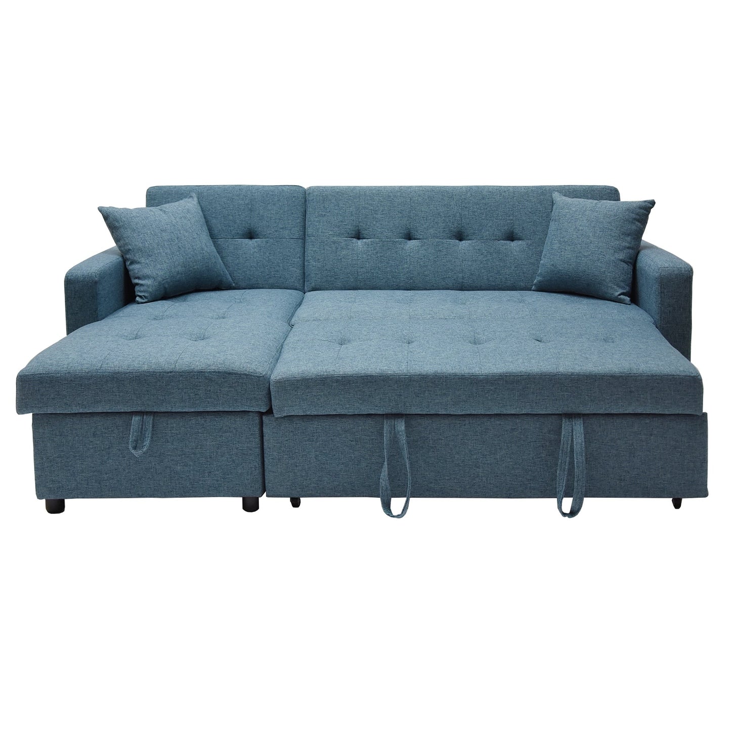 Divano letto reversibile e chaise longue da 82'' di larghezza