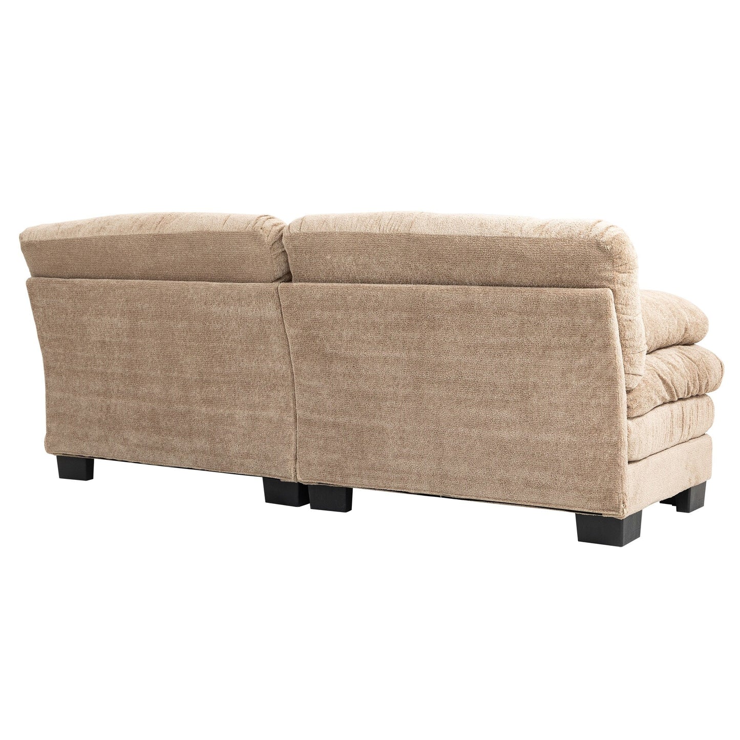 Divano imbottito a 3 posti con imbottitura in memory foam a doppio strato e cuscini comfort in omaggio