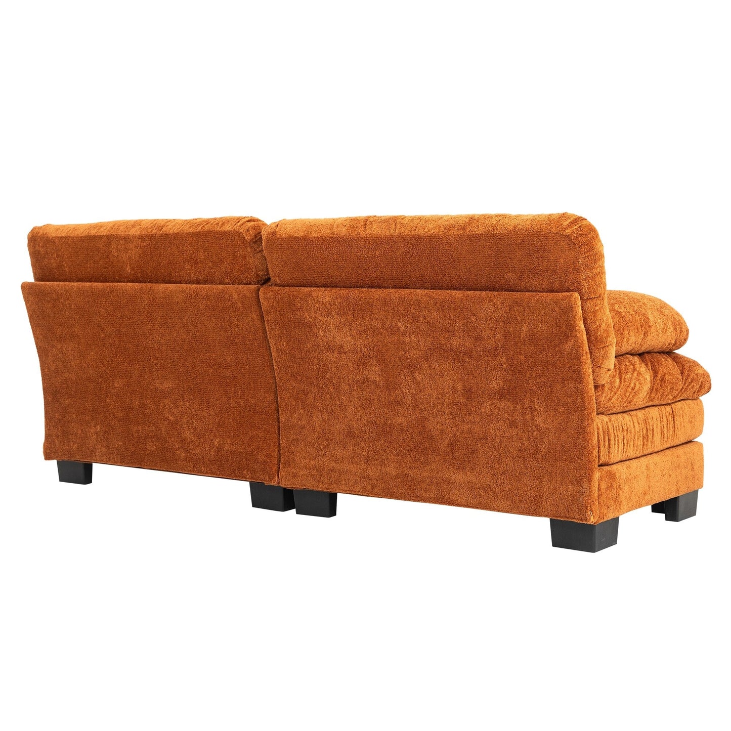 Divano imbottito a 3 posti con imbottitura in memory foam a doppio strato e cuscini comfort in omaggio