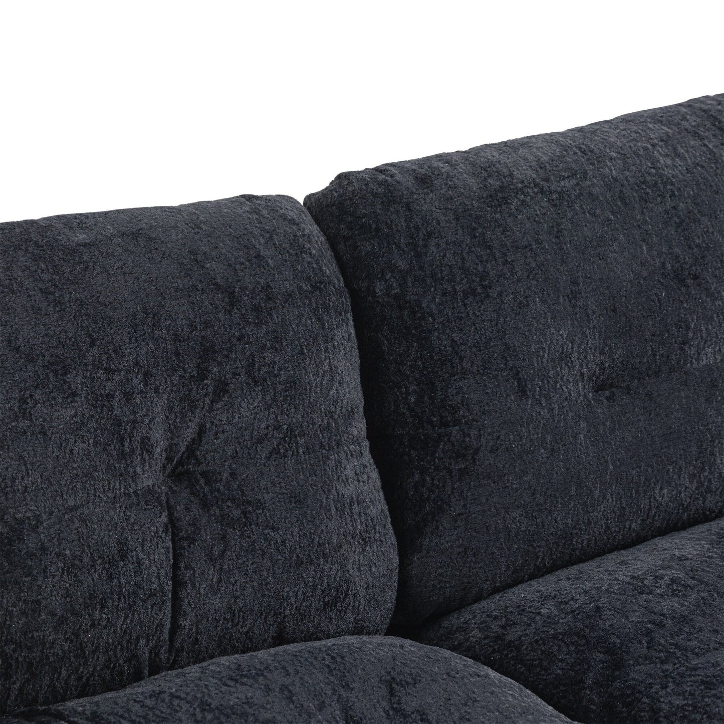 Divano imbottito a 3 posti con imbottitura in memory foam a doppio strato e cuscini comfort in omaggio
