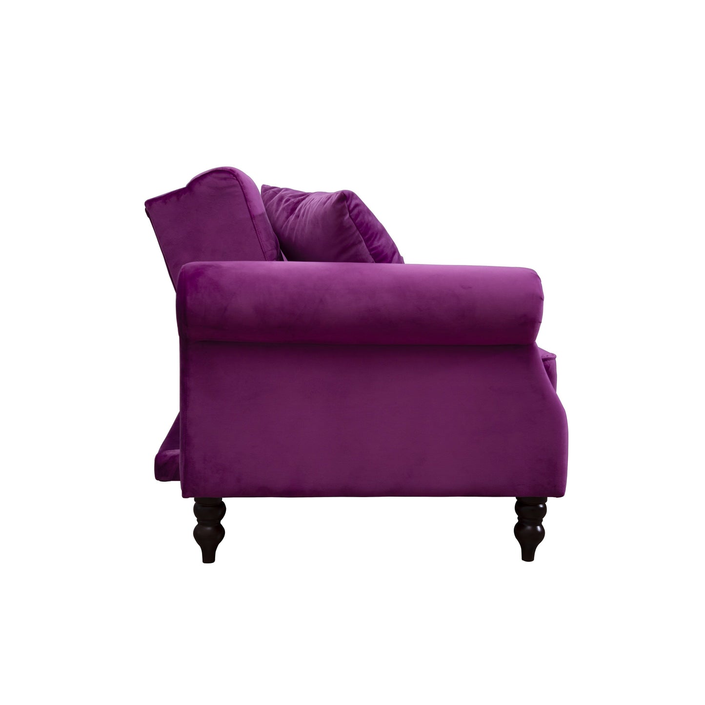 Divano letto futon convertibile in velluto da 87,8''