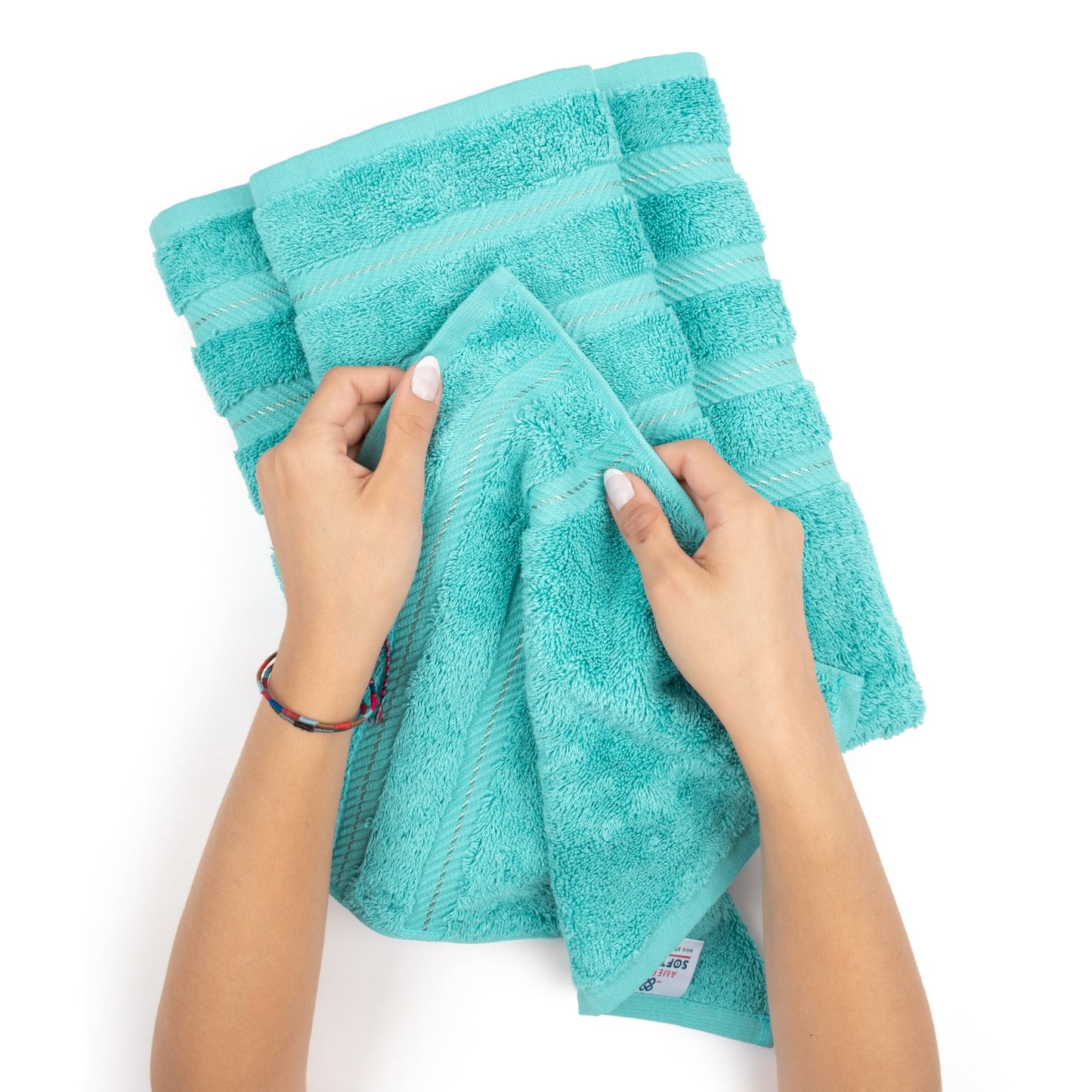 Set di asciugamani da bagno da 3 pezzi, 100% cotone, asciugamani da bagno turco di lusso, asciugamani per il viso extra large, set in saldo