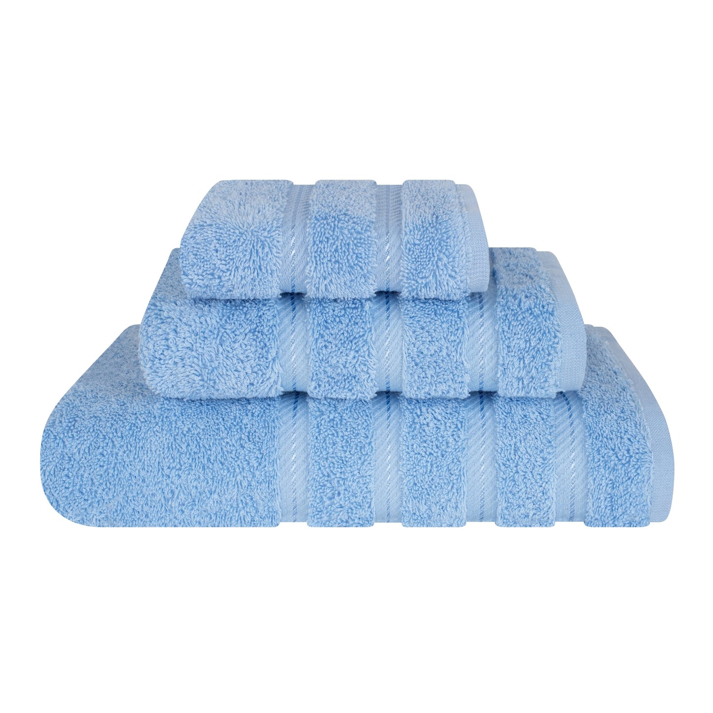 Set di asciugamani da bagno da 3 pezzi, 100% cotone, asciugamani da bagno turco di lusso, asciugamani per il viso extra large, set in saldo