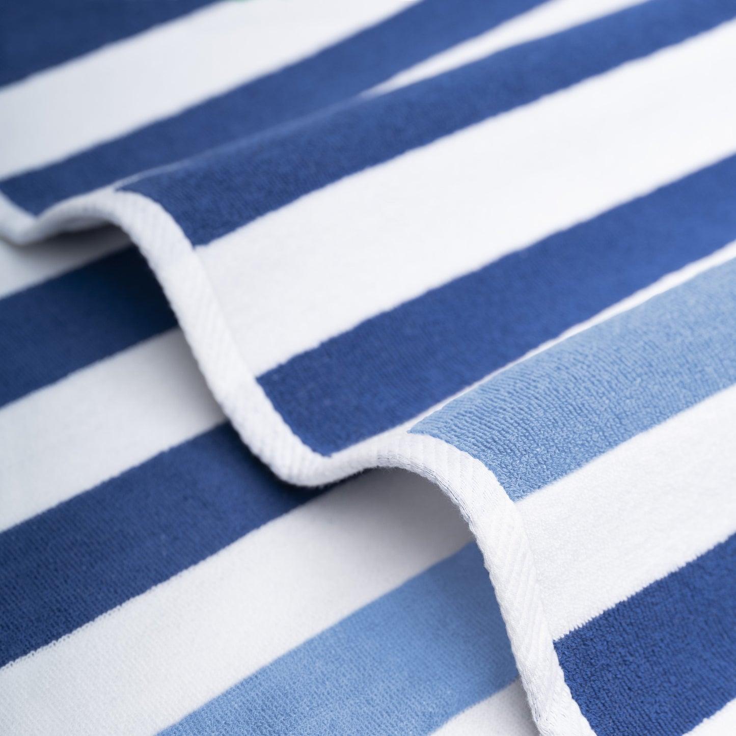 American Soft Linen, teli mare 100% cotone, confezione da 4, teli piscina a righe Cabana 30 x 60 cm