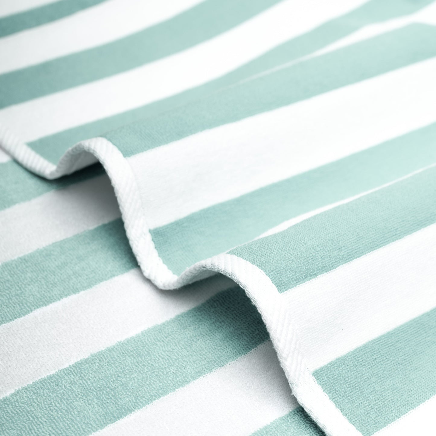 American Soft Linen, teli mare 100% cotone, confezione da 4, teli piscina a righe Cabana 30 x 60 cm