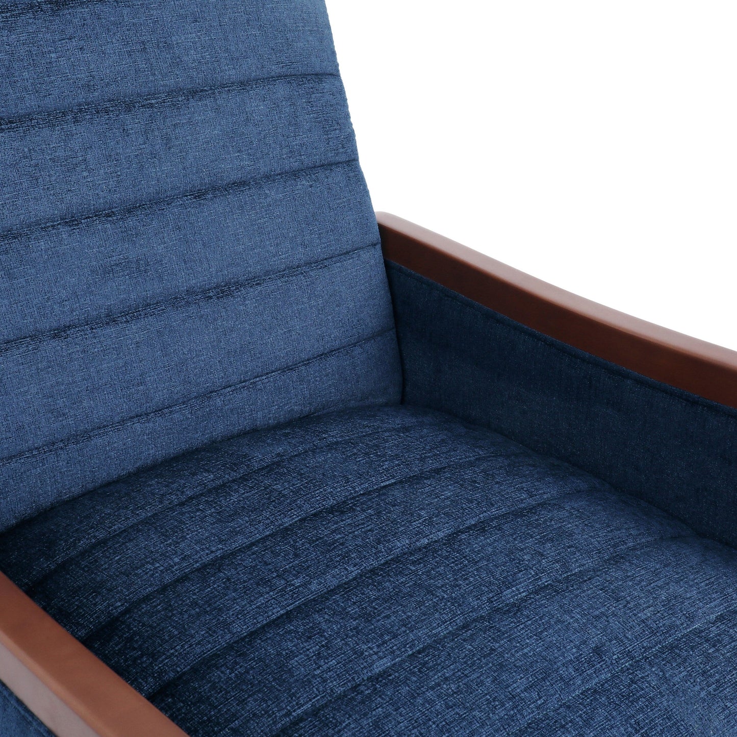 Poltrona reclinabile con schienale a spinta Anaura Channel Stitch di Christopher Knight Home