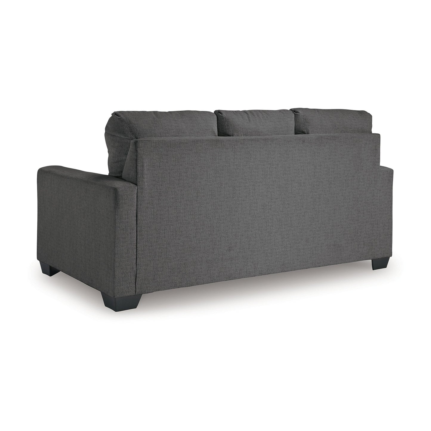 Divano letto Anise con letto matrimoniale estraibile, poliestere grigio peltro