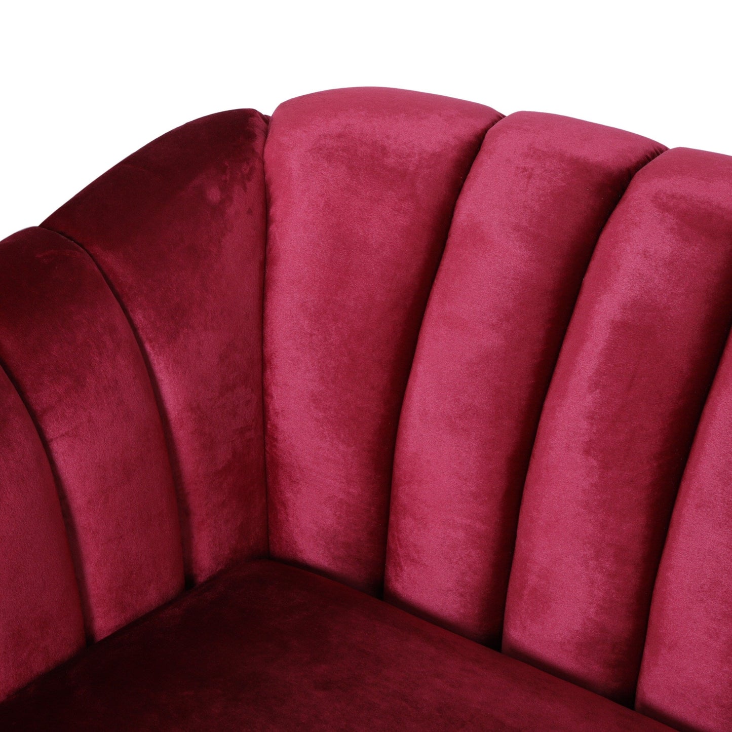 Divano a 3 posti in velluto contemporaneo Ansonia di Christopher Knight Home