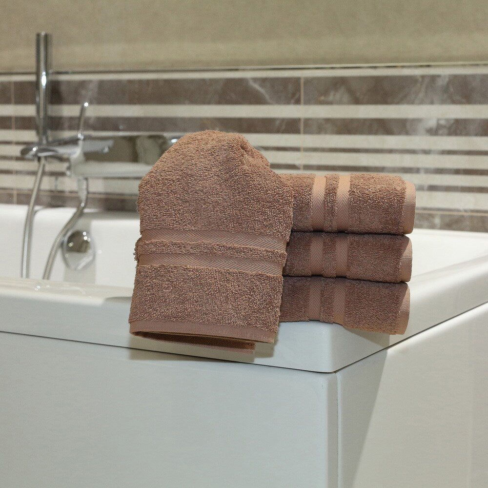 Asciugamani in spugna di cotone turco Copper Grove Tracadie, 4 pezzi