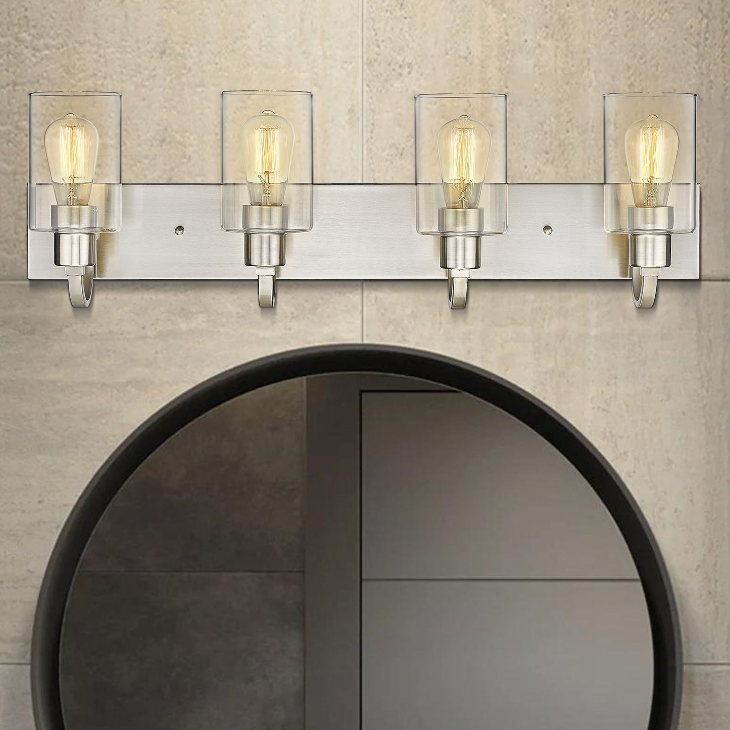 Lampadari per il mobiletto del bagno - Lampada da parete in stile rustico per il bagno