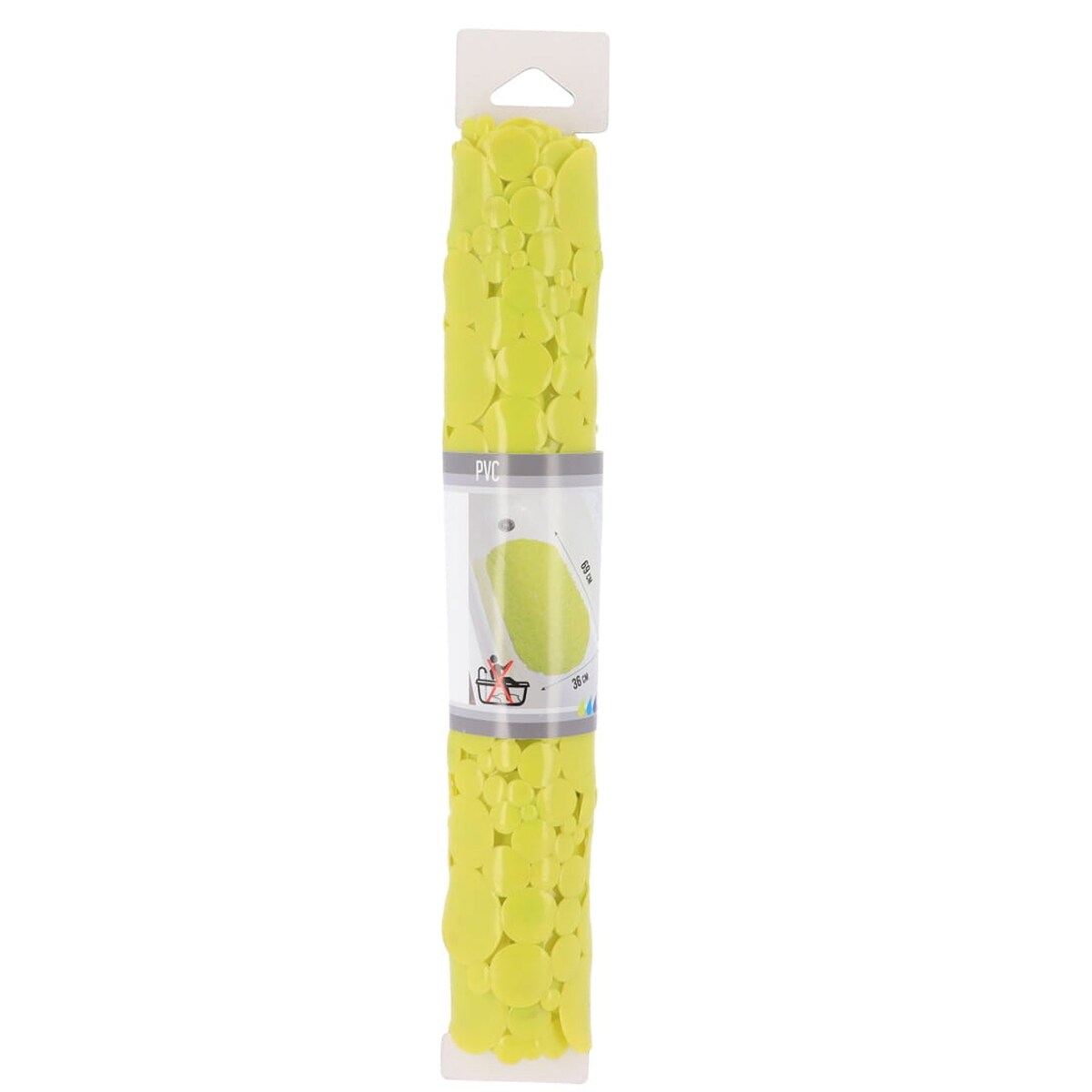 Tappetino antiscivolo ovale per vasca da bagno Bubbles 28 L x 15 W