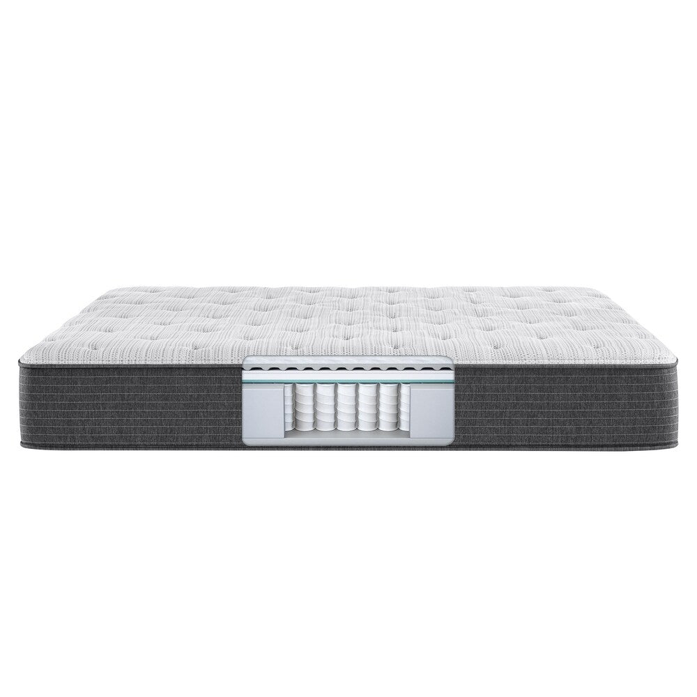Set di materassi a molle Beautyrest Silver BRS900 da 12 pollici, con rigidità media