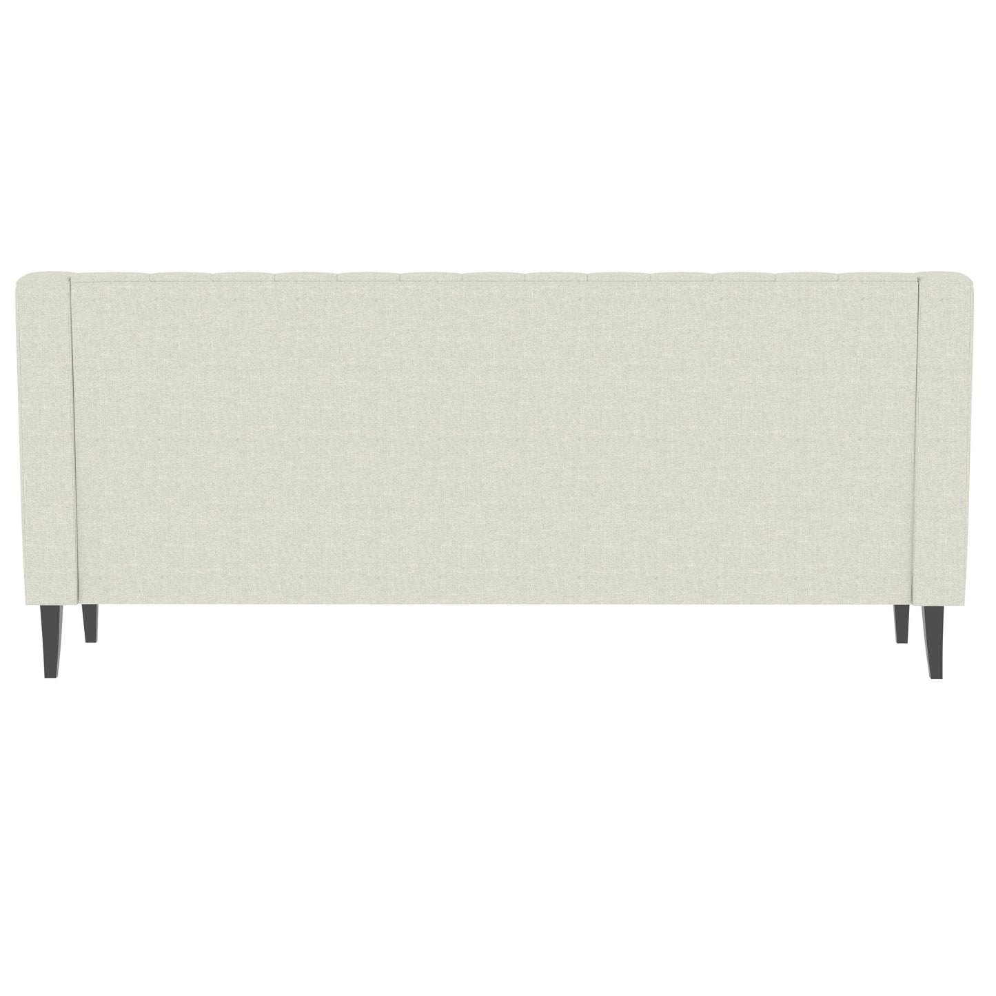 Divano a 3 posti in poliestere beige 78,75 con schienale e cuscini trapuntati