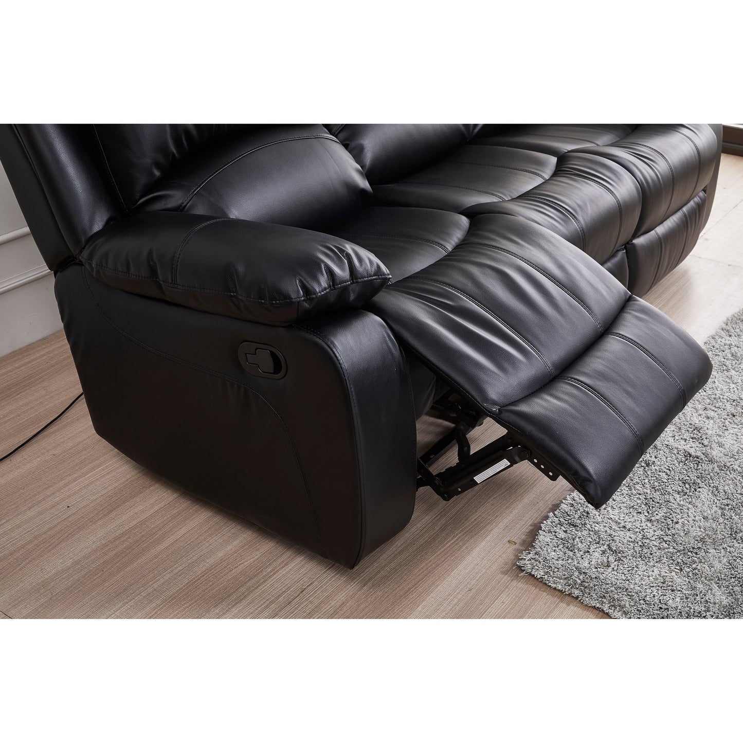 Divano reclinabile manuale in similpelle Betsy Furniture a 3 posti 8018
