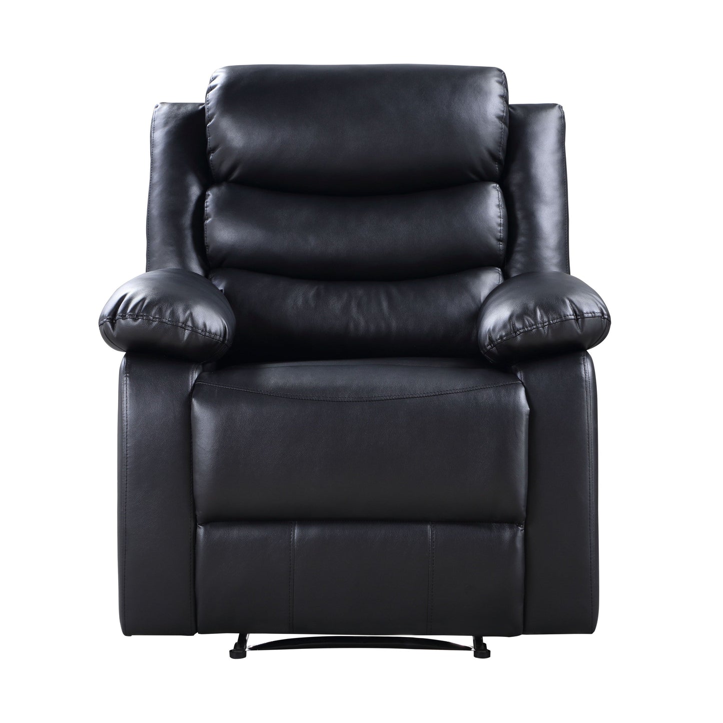 Poltrona reclinabile Power Motion in pelle sintetica nera