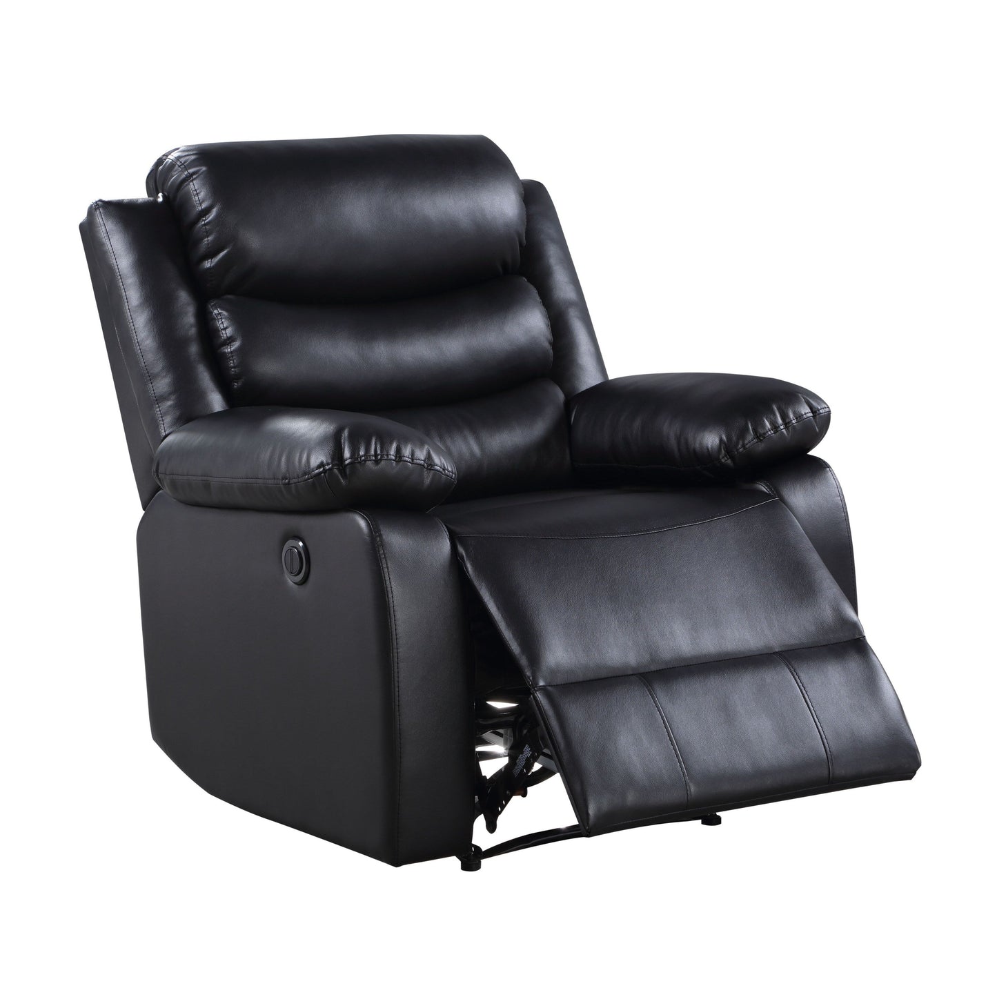 Poltrona reclinabile Power Motion in pelle sintetica nera