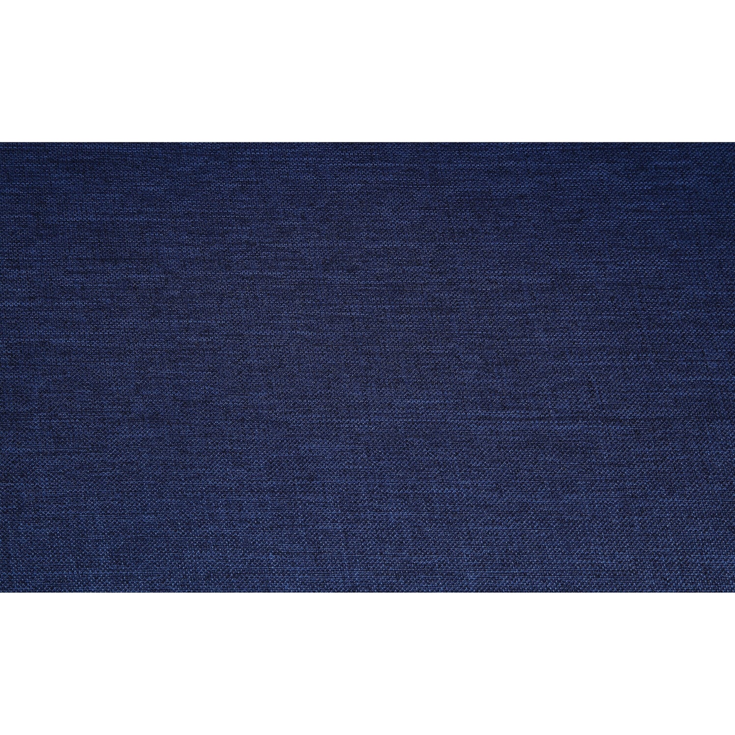 Divano letto trasformabile in lino blu con gambe in legno