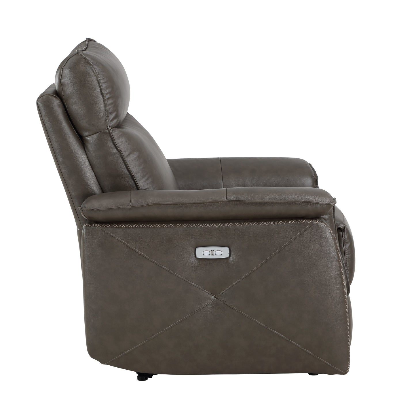 Poltrona reclinabile elettrica Blythe Leather Match