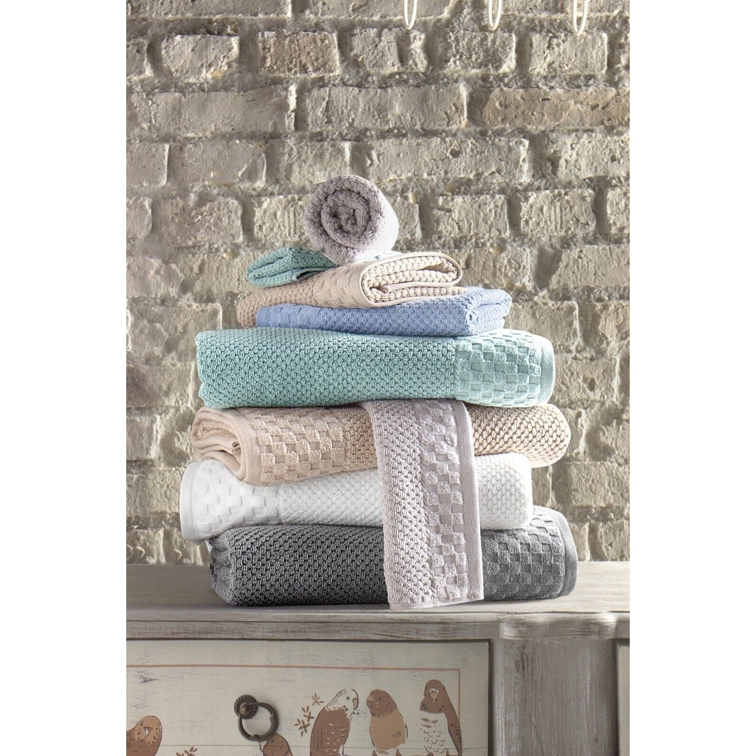 Collezione Boston Towel, lussuosi e morbidi asciugamani in cotone turco, 2 grandi asciugamani da bagno, 2 salviette e 2 asciugamani per le mani (set da 6)