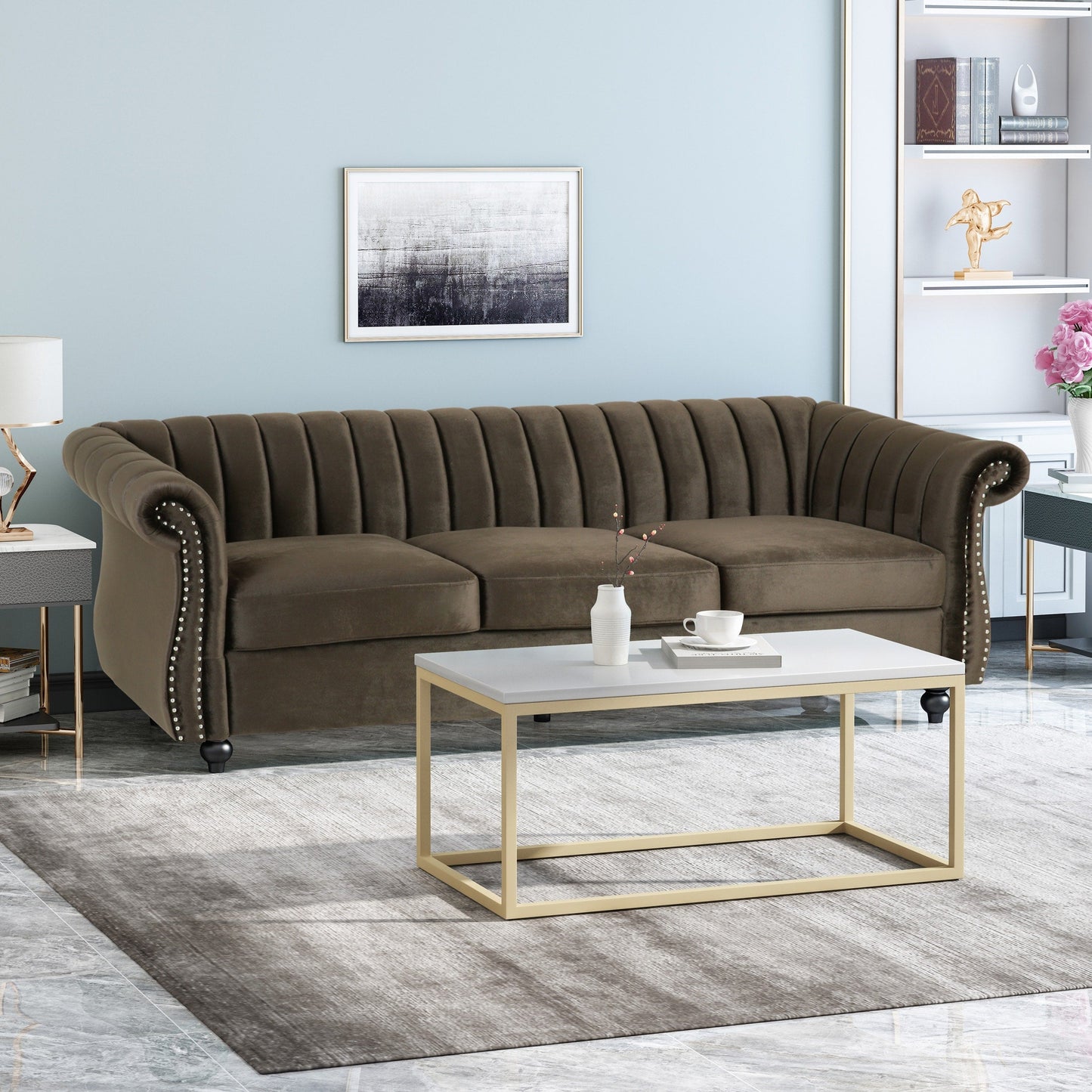 Divano in velluto Bowie Glam di Christopher Knight Home