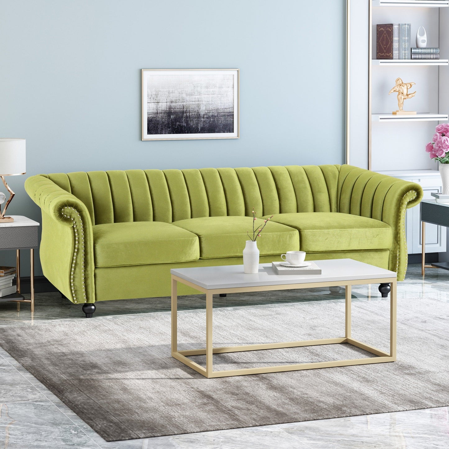 Divano in velluto Bowie Glam di Christopher Knight Home
