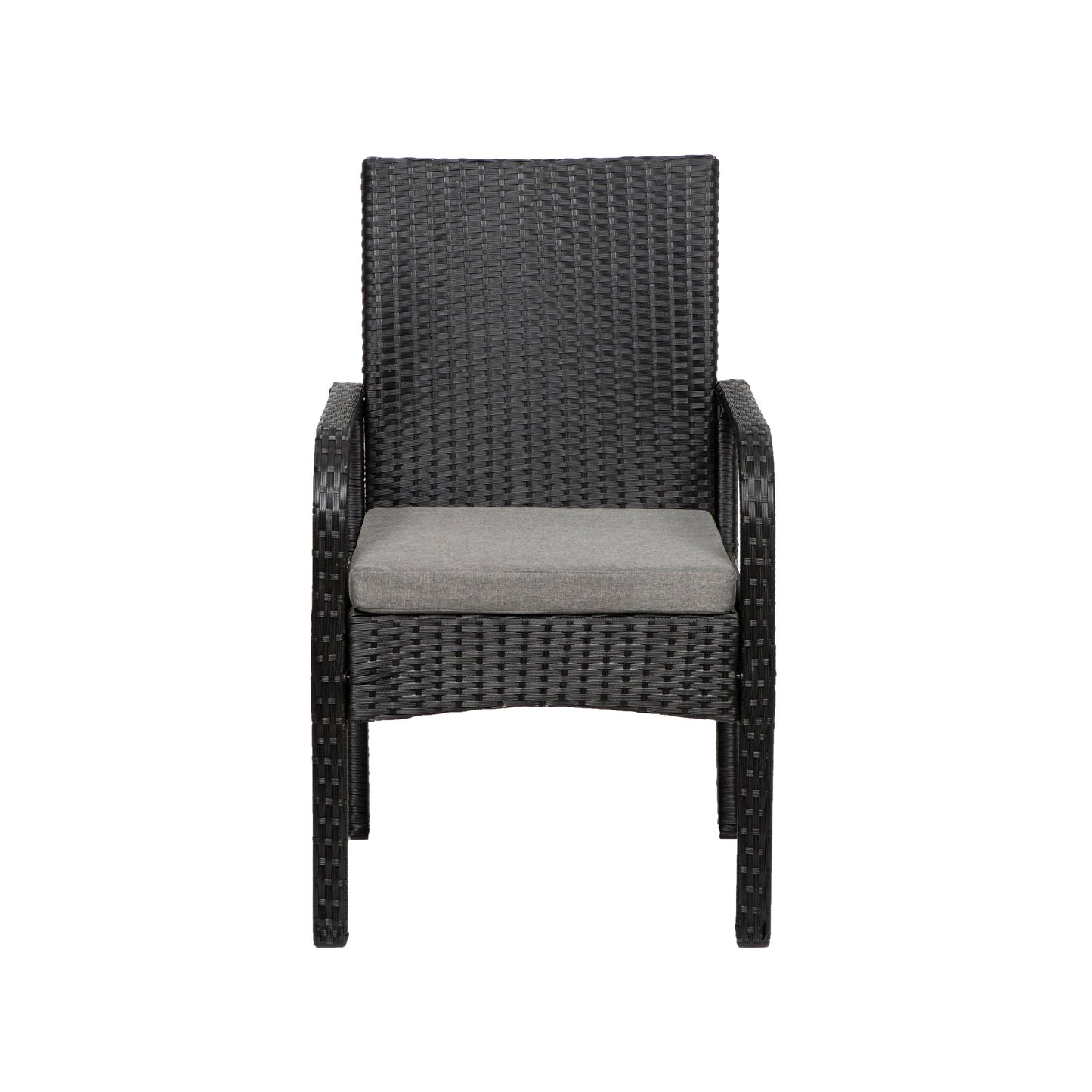 Set da patio bistrot in vimini Bradbury Outdoor da 3 pezzi con cuscini